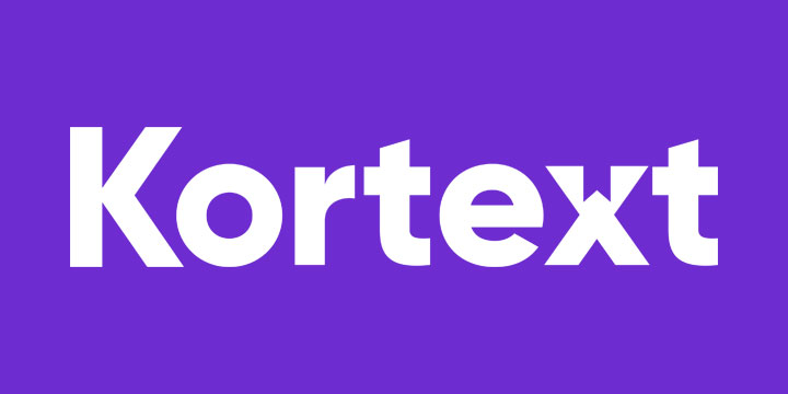 Kortext Logo on Purple Background