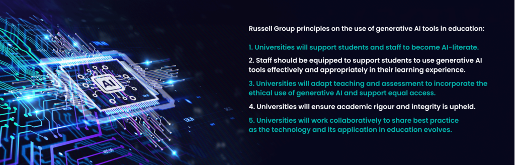 Russell Group New principles on use of AI in education